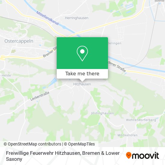 Freiwillige Feuerwehr Hitzhausen map