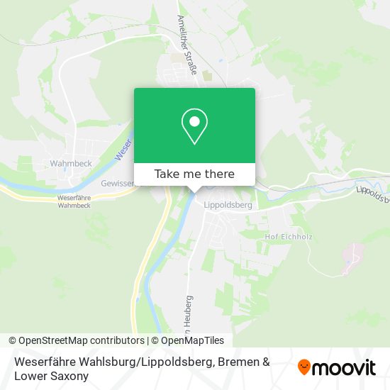 Weserfähre Wahlsburg / Lippoldsberg map