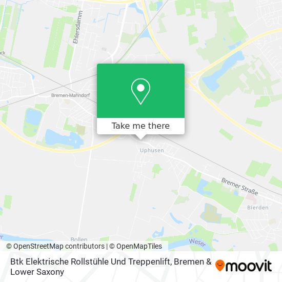 Btk Elektrische Rollstühle Und Treppenlift map