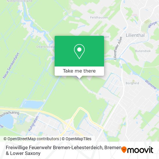 Freiwillige Feuerwehr Bremen-Lehesterdeich map