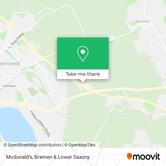 Mcdonald's map