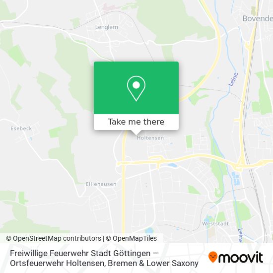 Freiwillige Feuerwehr Stadt Göttingen — Ortsfeuerwehr Holtensen map