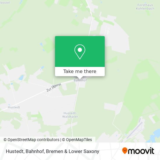Hustedt, Bahnhof map