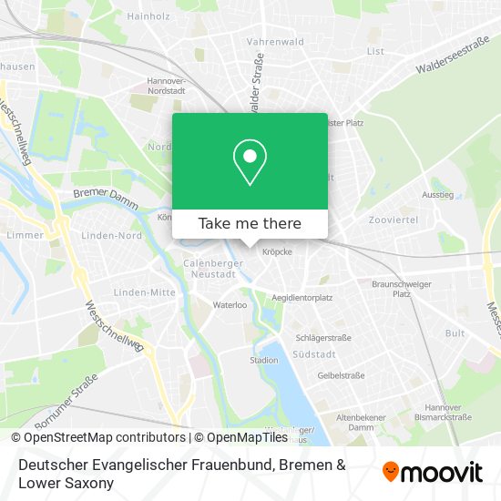 Deutscher Evangelischer Frauenbund map