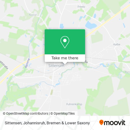 Sittensen, Johannisruh map