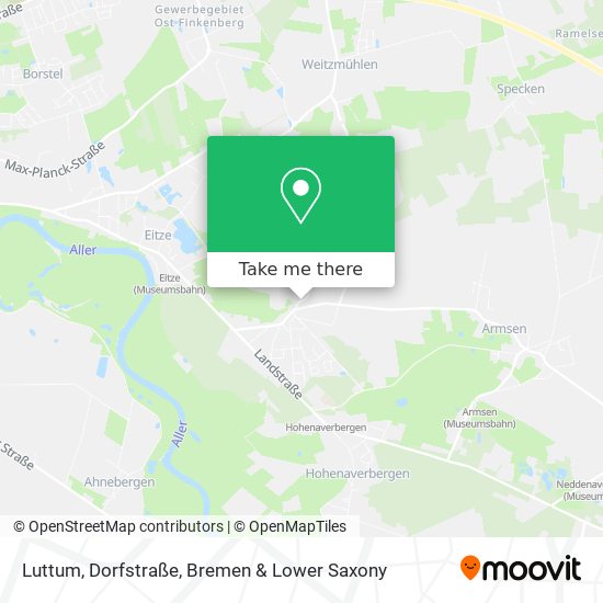Luttum, Dorfstraße map