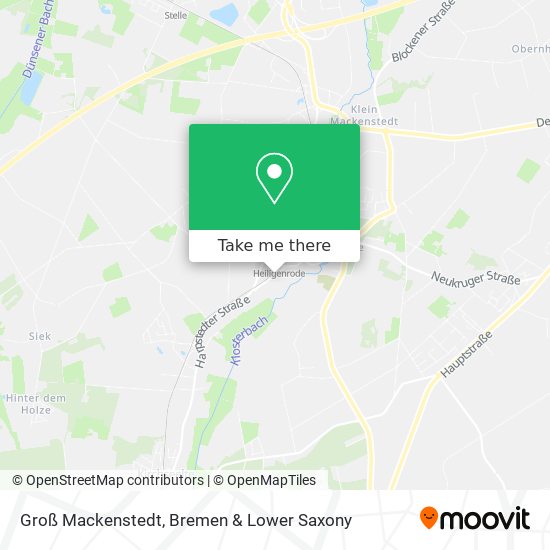 Groß Mackenstedt map