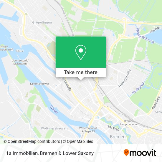 1a Immobilien map