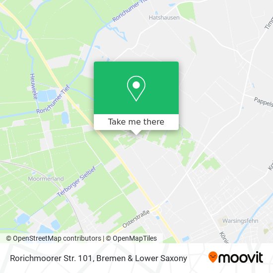 Rorichmoorer Str. 101 map