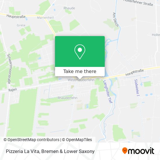 Pizzeria La Vita map