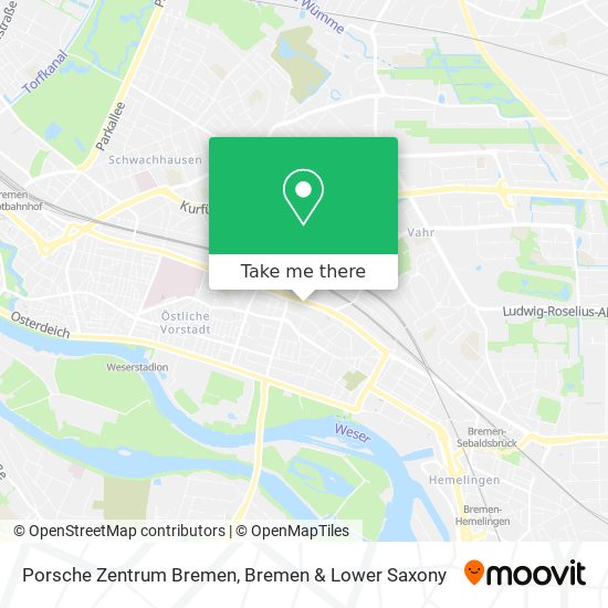 Porsche Zentrum Bremen map