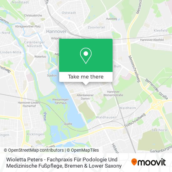 Wioletta Peters - Fachpraxis Für Podologie Und Medizinische Fußpflege map