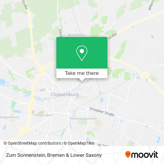 Zum Sonnenstein map