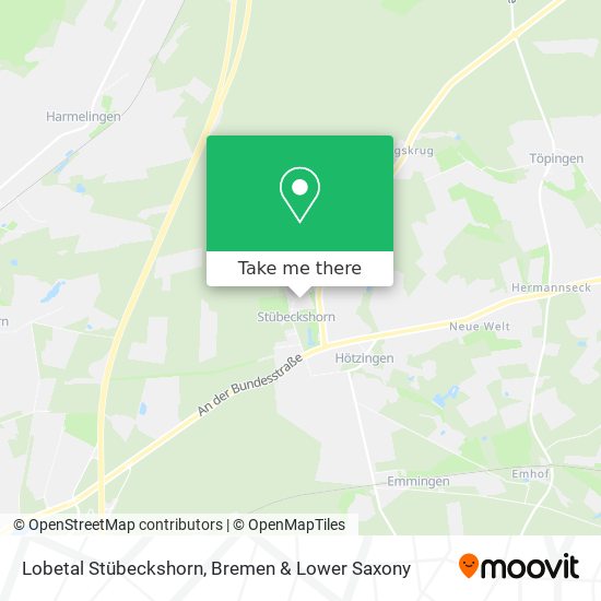 Lobetal Stübeckshorn map