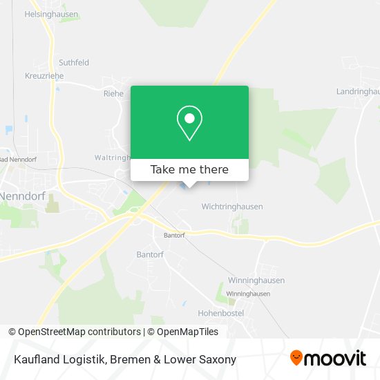 Kaufland Logistik map