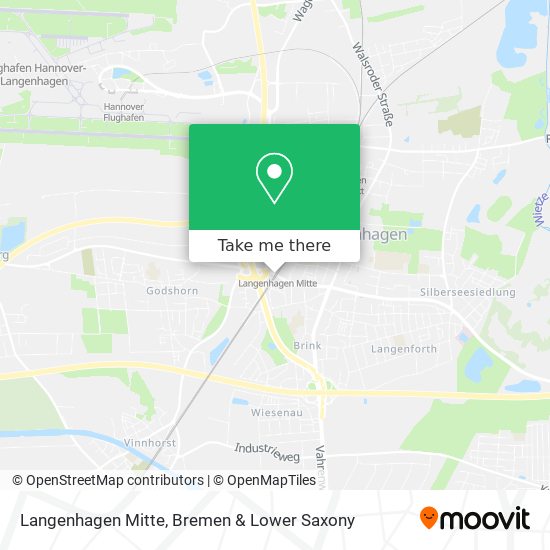 Langenhagen Mitte map