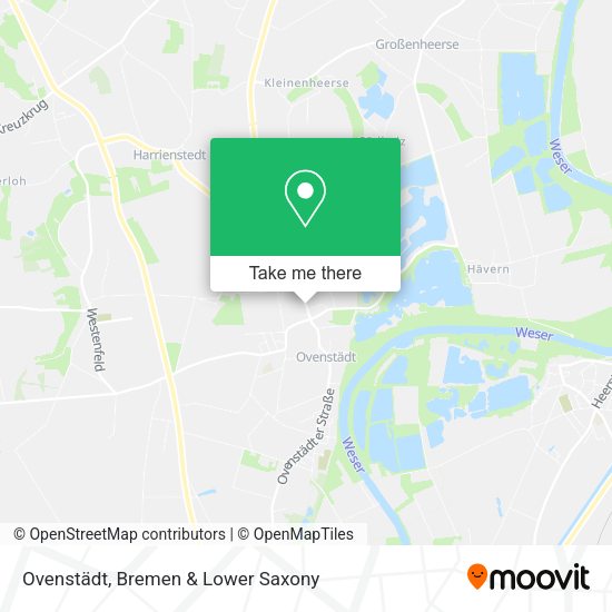 Ovenstädt map