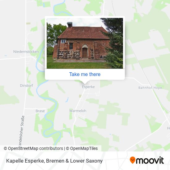 Kapelle Esperke map