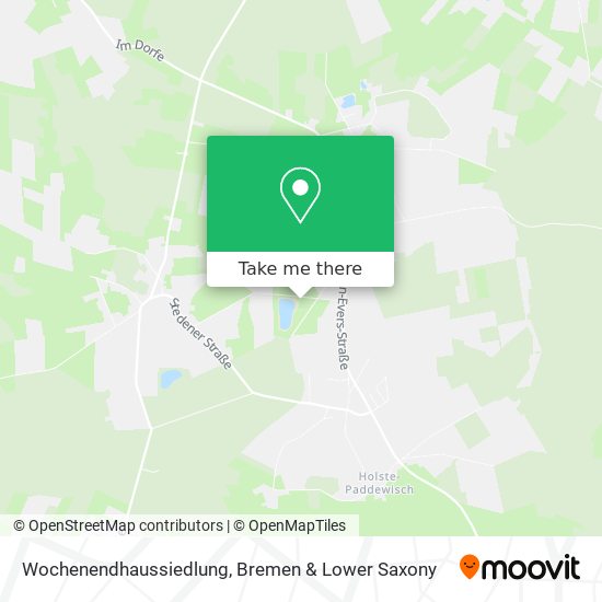 Wochenendhaussiedlung map