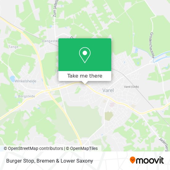 Burger Stop map