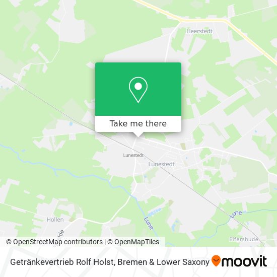 Getränkevertrieb Rolf Holst map