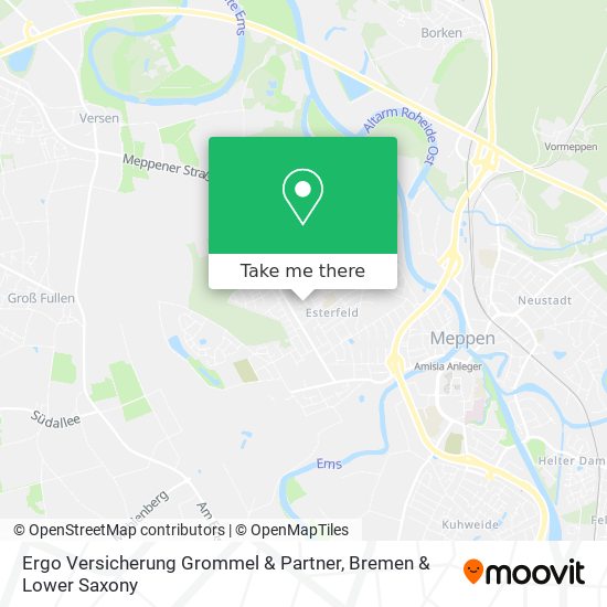 Карта Ergo Versicherung Grommel & Partner