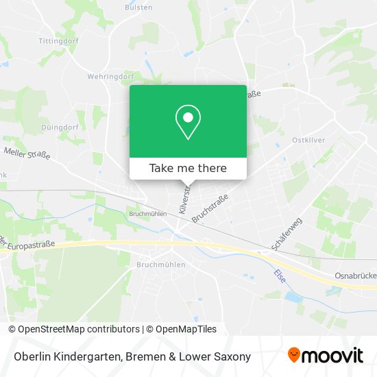 Oberlin Kindergarten map