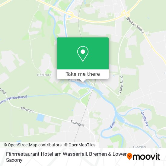Fährrestaurant Hotel am Wasserfall map