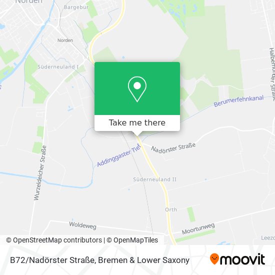 B72/Nadörster Straße map