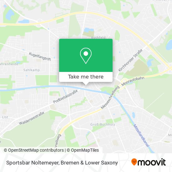 Sportsbar Noltemeyer map