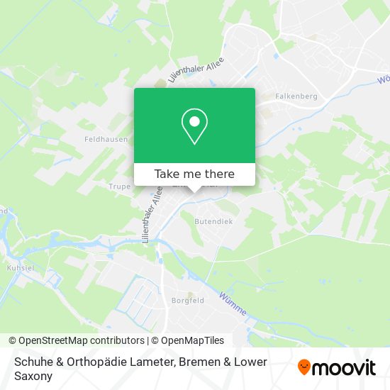 Карта Schuhe & Orthopädie Lameter