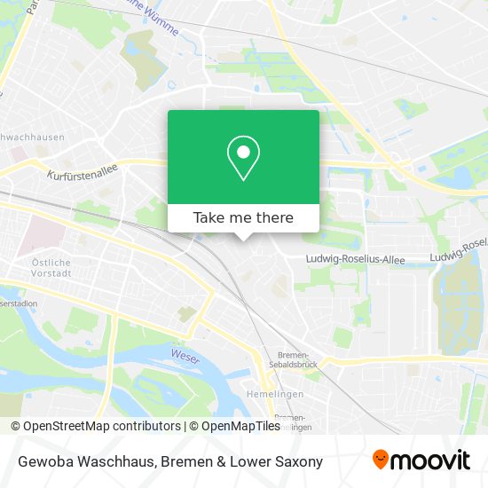 Gewoba Waschhaus map