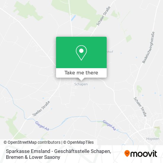 Sparkasse Emsland - Geschäftsstelle Schapen map