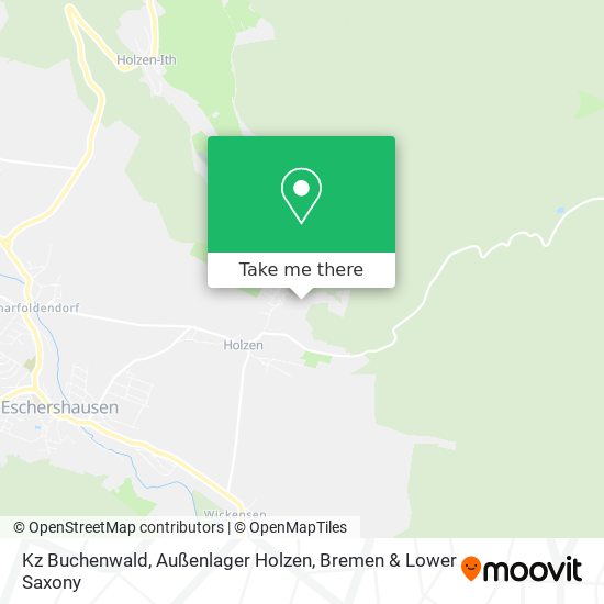 Kz Buchenwald, Außenlager Holzen map