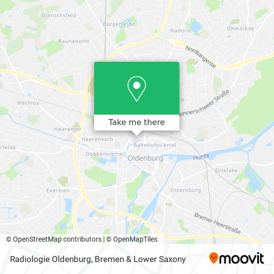 Radiologie Oldenburg map