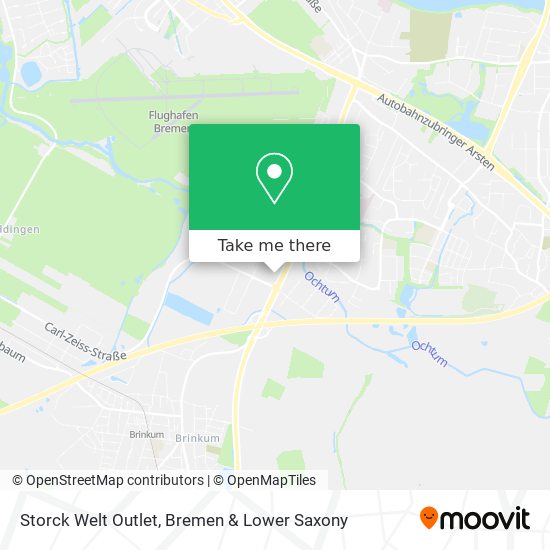 Storck Welt Outlet map