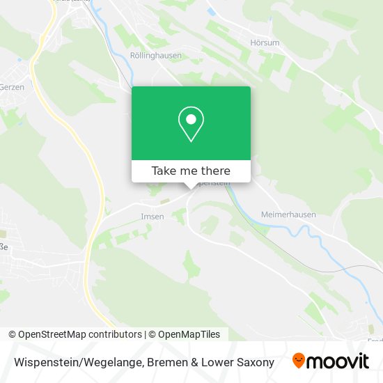 Карта Wispenstein/Wegelange