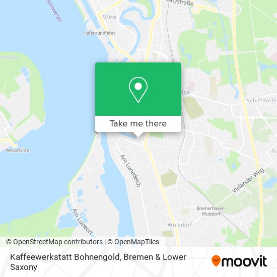 Kaffeewerkstatt Bohnengold map