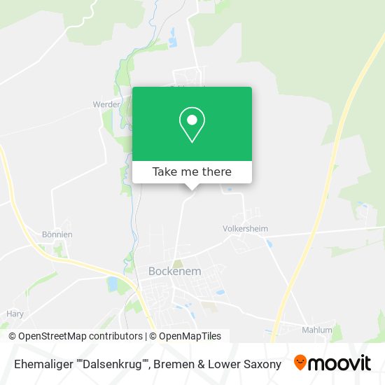 Ehemaliger ""Dalsenkrug"" map