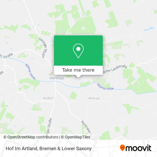Hof Im Artland map
