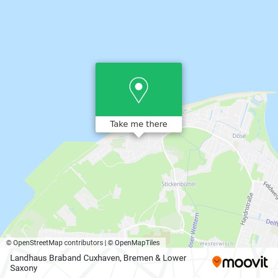 Landhaus Braband Cuxhaven map