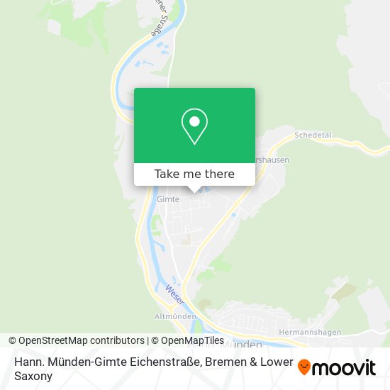 Hann. Münden-Gimte Eichenstraße map