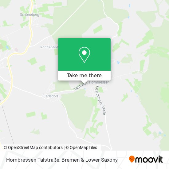 Hombressen Talstraße map
