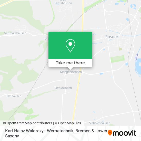 Karl-Heinz Walorczyk Werbetechnik map