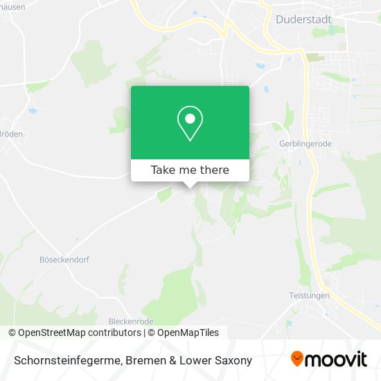 Schornsteinfegerme map