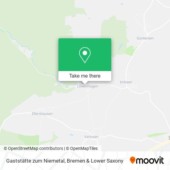 Gaststätte zum Niemetal map