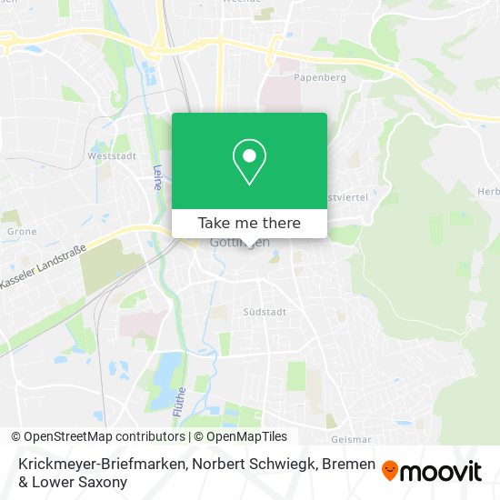 Krickmeyer-Briefmarken, Norbert Schwiegk map