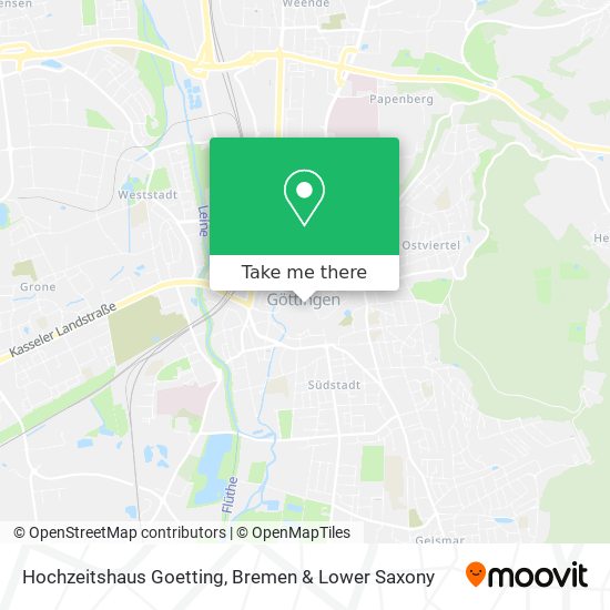 Hochzeitshaus Goetting map