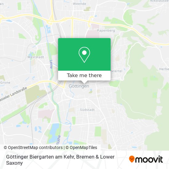 Göttinger Biergarten am Kehr map