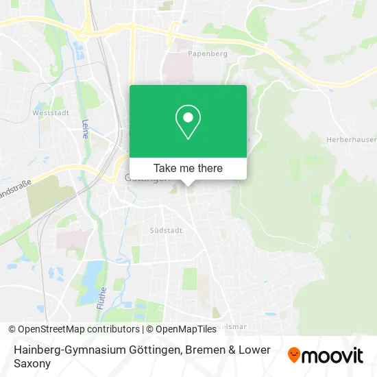 Карта Hainberg-Gymnasium Göttingen
